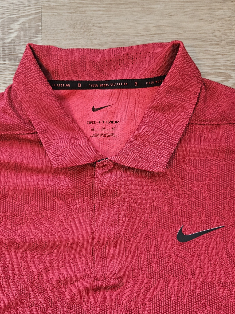 Nike Tiger Woods Dri-FIT "TW 25th Anniversary" Golf Polo Shirt Size XL